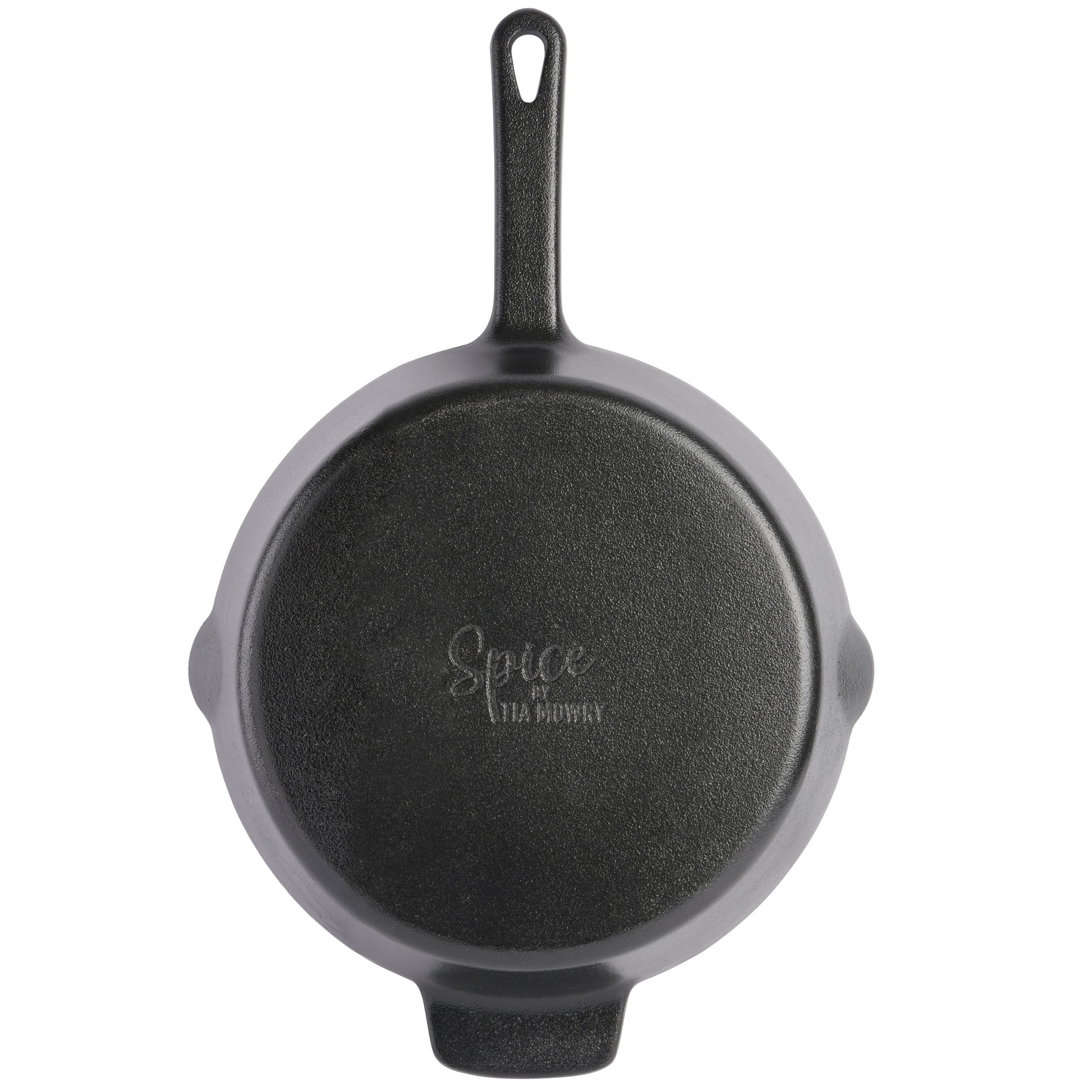 Spice by Tia Mowry Savory Saffron Preseasoned 10 Inch Cast Iron Skillet, Mathis Home